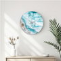 Wallity Reloj de pared decorativo de cristal Multicolor 40 cm